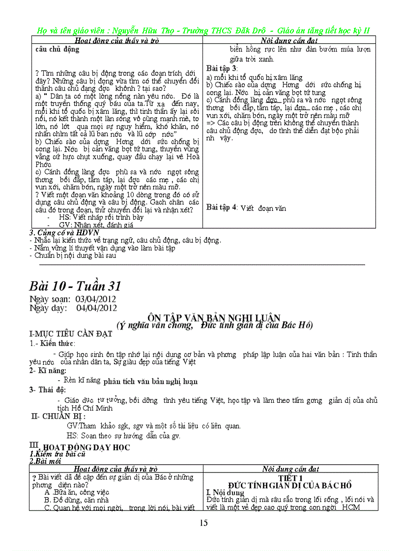 image for page Giáo án phụ đạo ngữ văn 7 mơi 2012