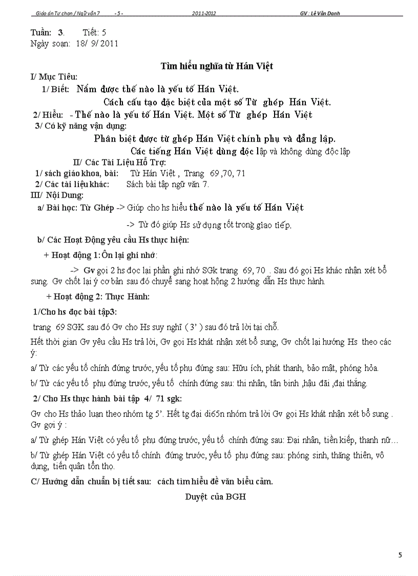 image for page Giáo án tự chọn 2011 2012