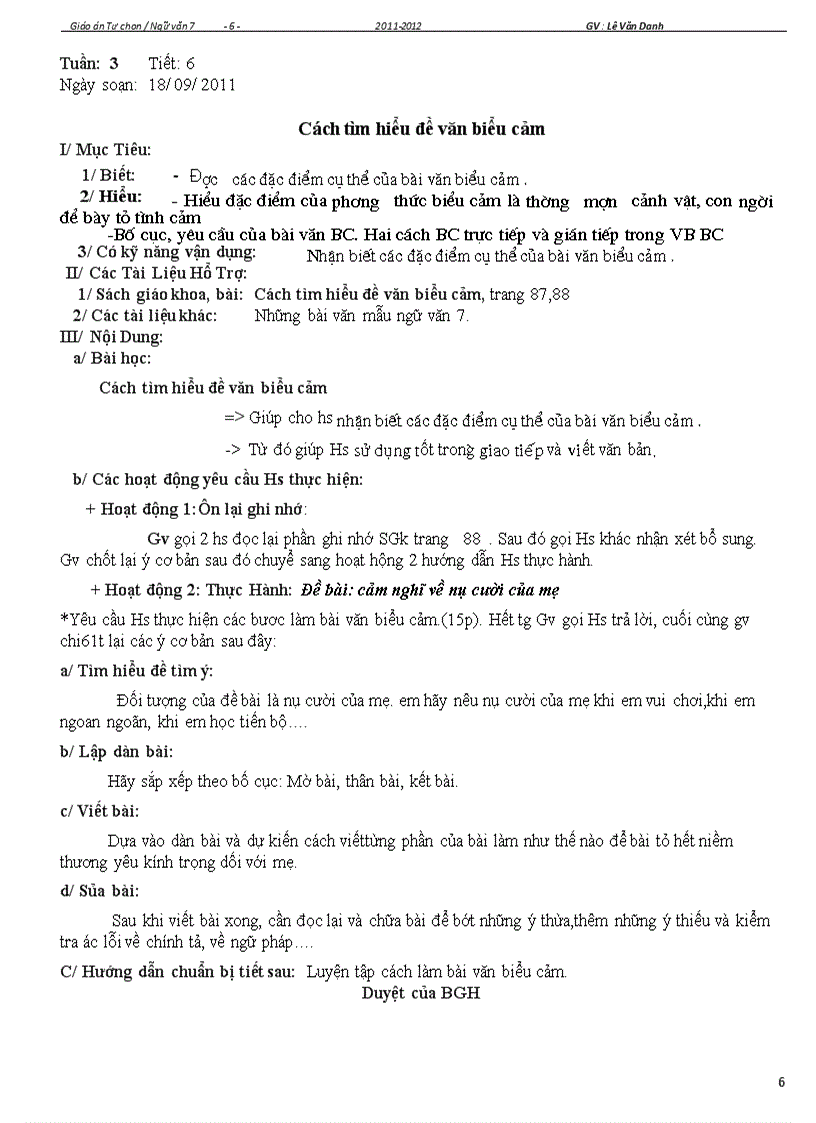 image for page Giáo án tự chọn 2011 2012