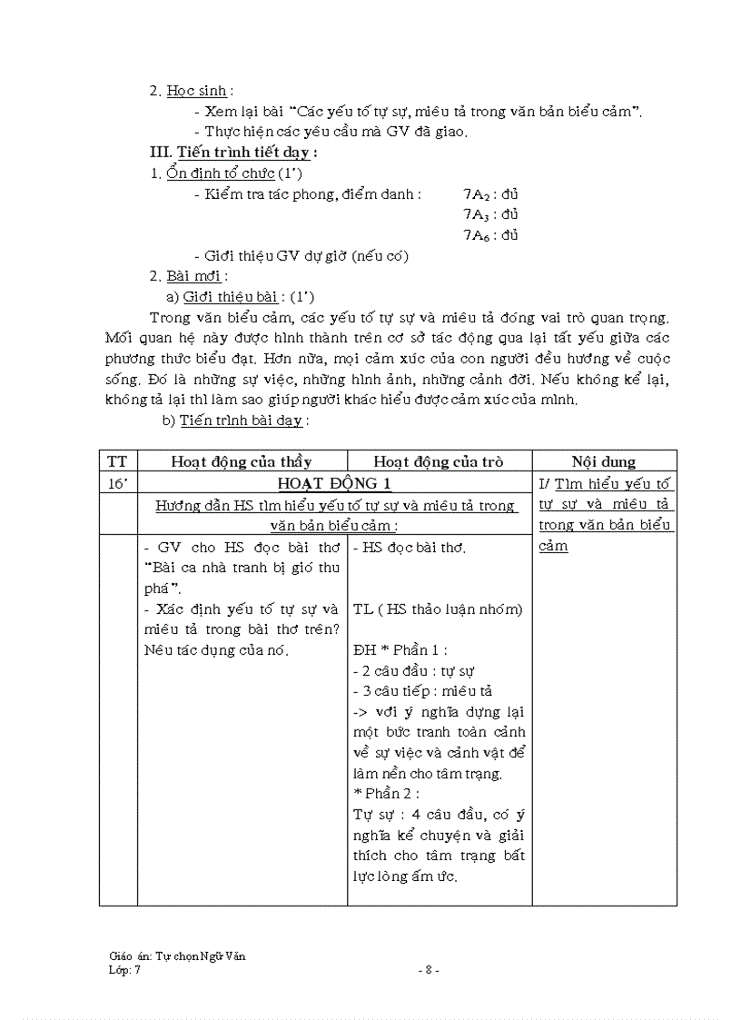 image for page Giáo án tự chọn ngữ văn 7 phù cát