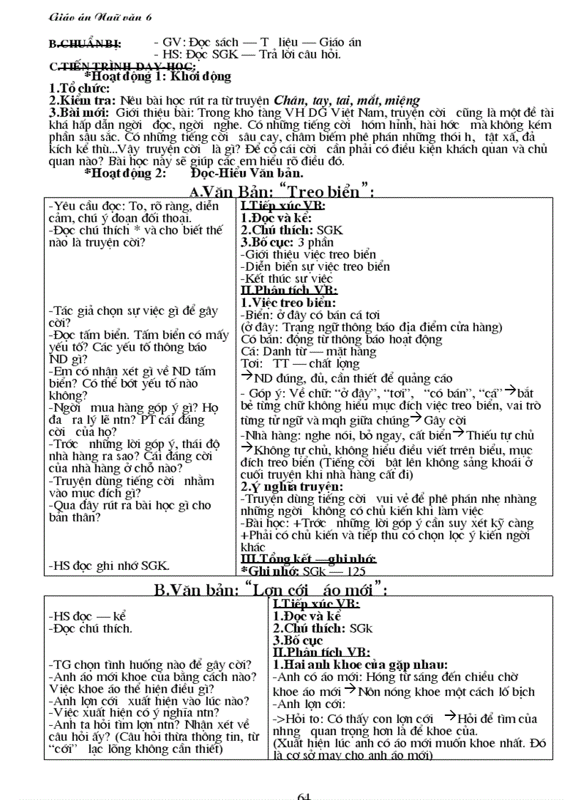 image for page Giao an văn 6 CKTKN