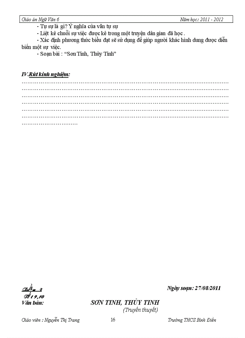 image for page Giáo án văn 6 t1