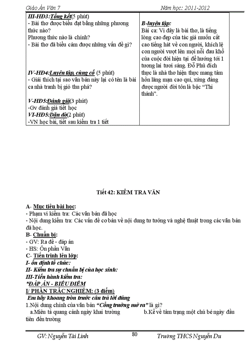 image for page Giáo án văn 7 11 12 hay