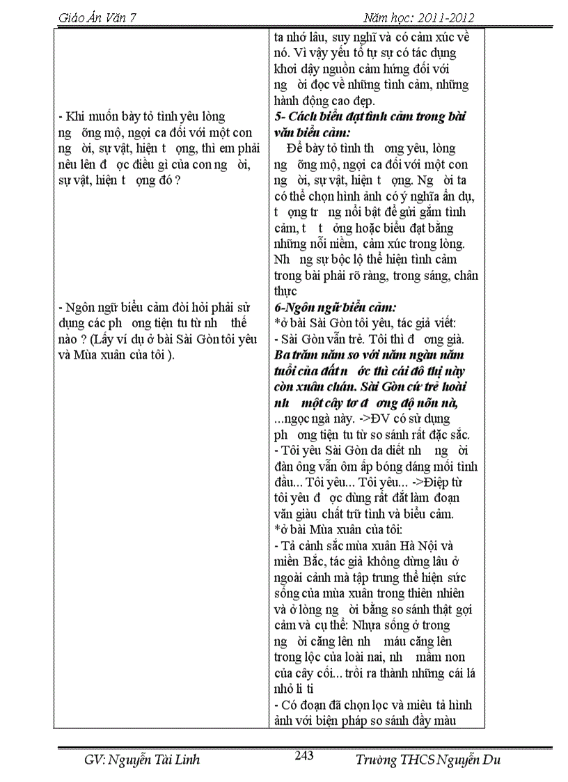 image for page Giáo án văn 7 11 12 hay