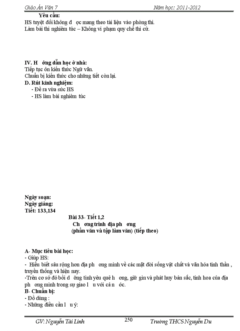 image for page Giáo án văn 7 11 12 hay