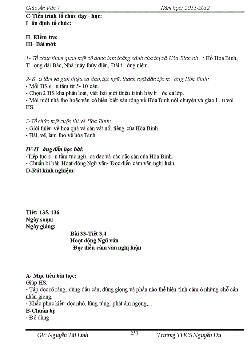 image for page Giáo án văn 7 11 12 hay