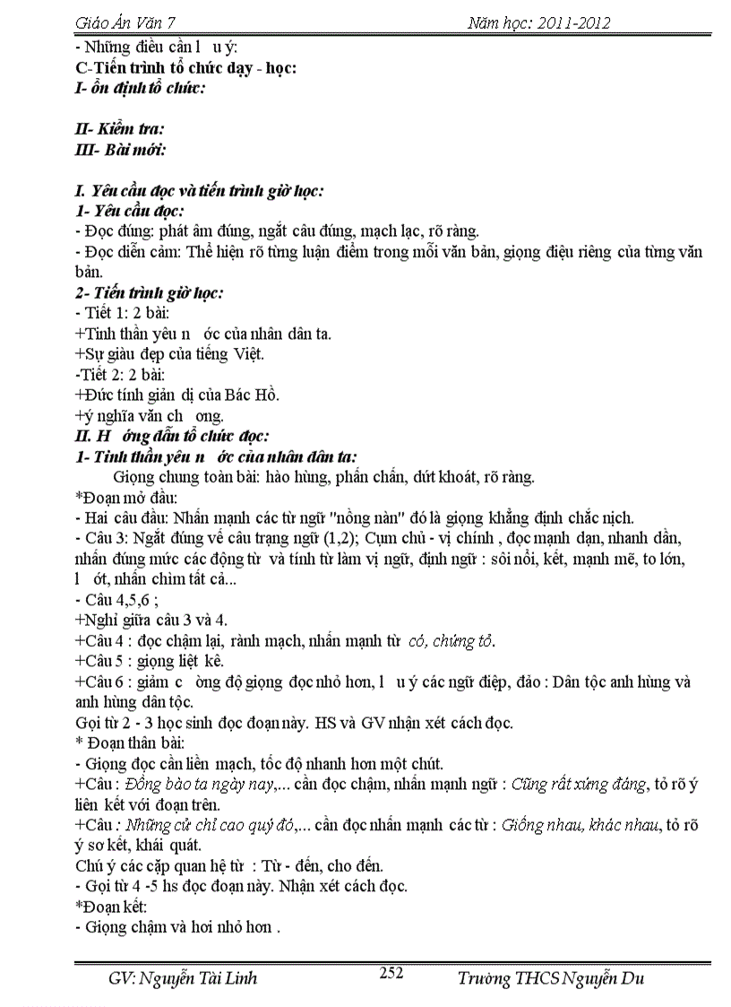 image for page Giáo án văn 7 11 12 hay