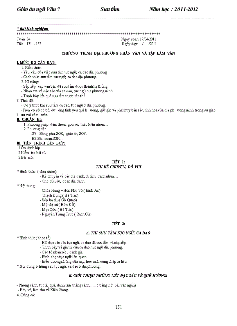 image for page Giao an van 7 HKII Doc cho y kien nha