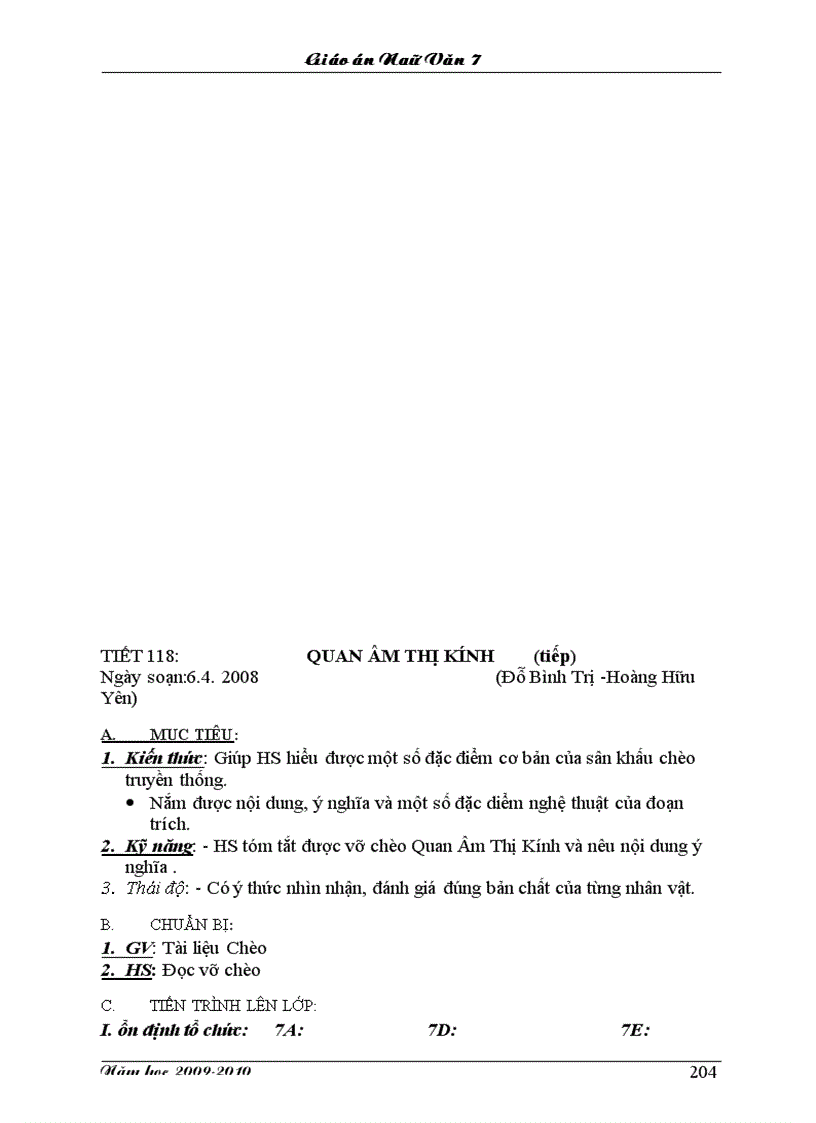 image for page Giáo án Văn 7 trọn bộ