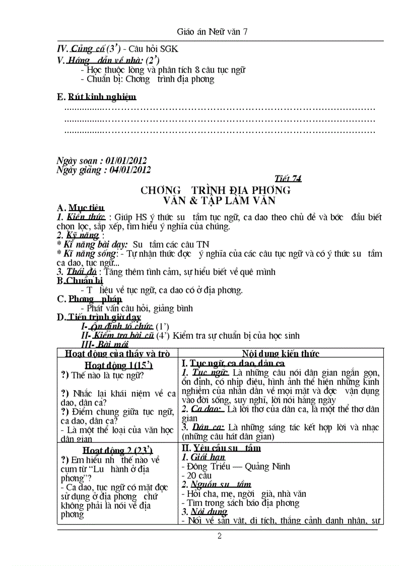 image for page Giao an Ngu van 7 HK 2 co ki nang song 1