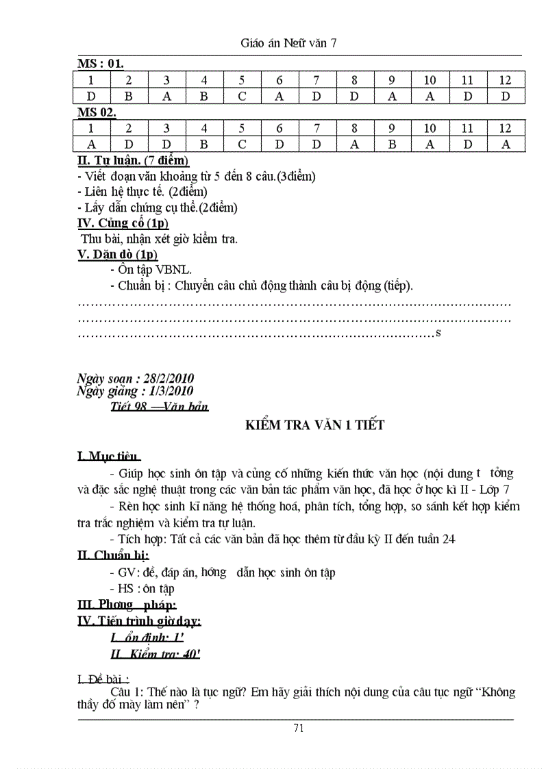 image for page Giao an Ngu van 7 HK 2 co ki nang song 1