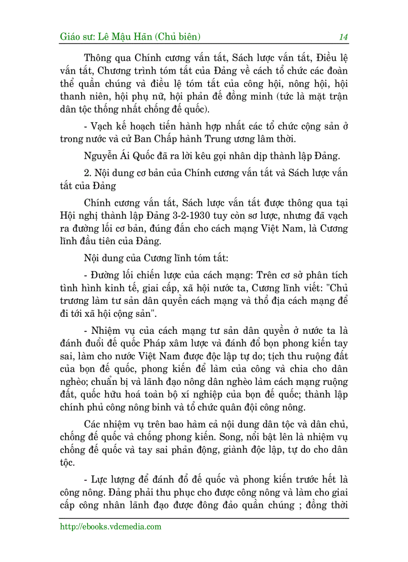 image for page Huong dan on thi monLich su dang CSVN