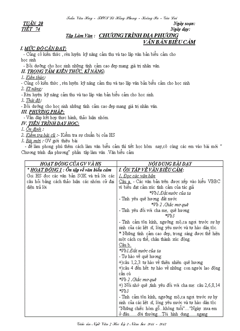 image for page Huygia tuần 20 mới nhất