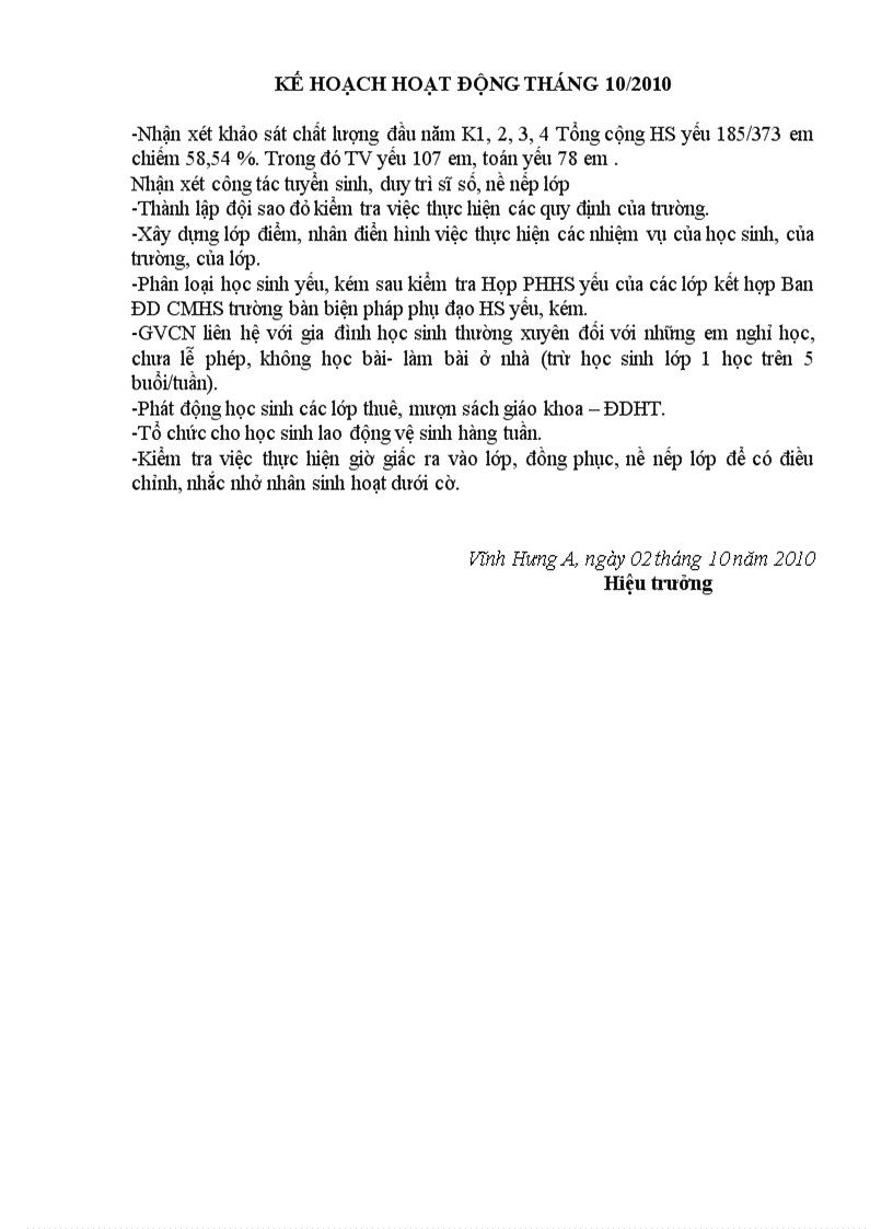 image for page Kế hoach chu nhiệm