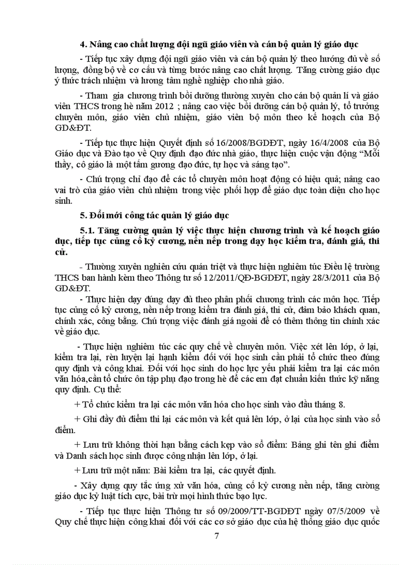 image for page Kế hoạch năm học 2011 2012