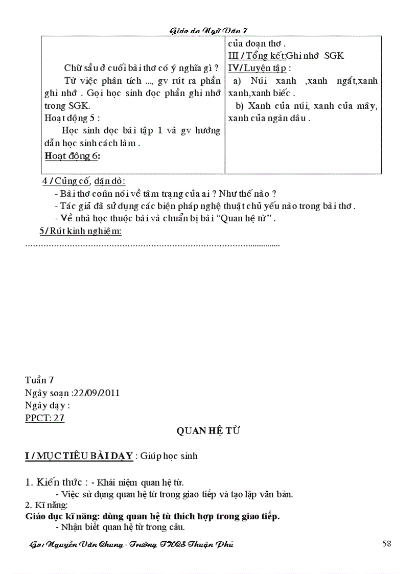 image for page Ngữ văn 7 dung