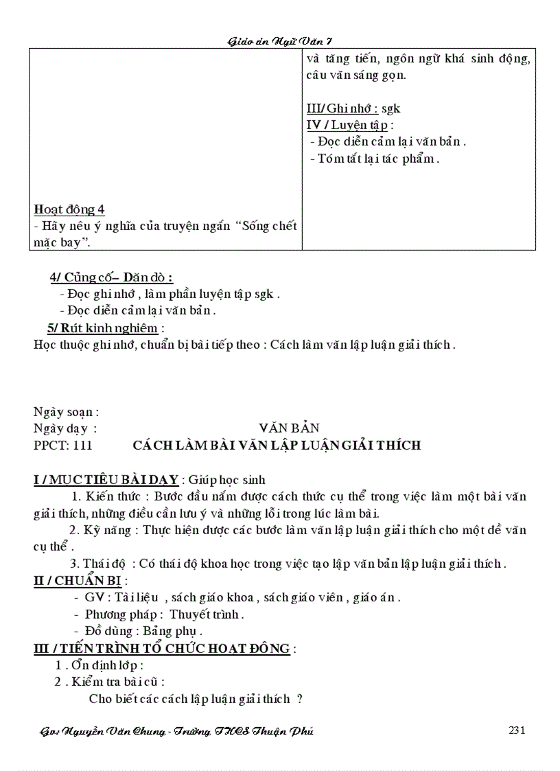 image for page Ngữ văn 7 dung