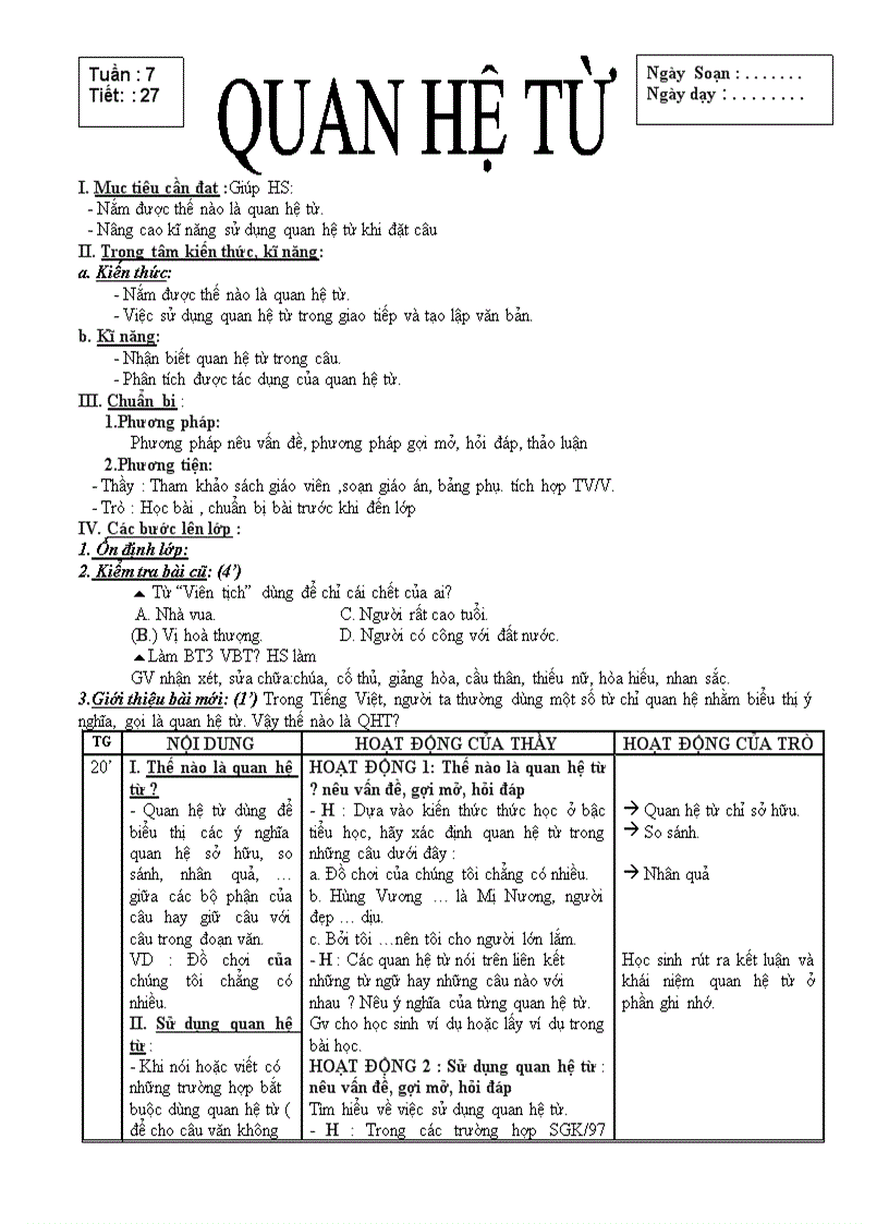 image for page Nv7 4 cột tuần 7 8 năm 2011 2012