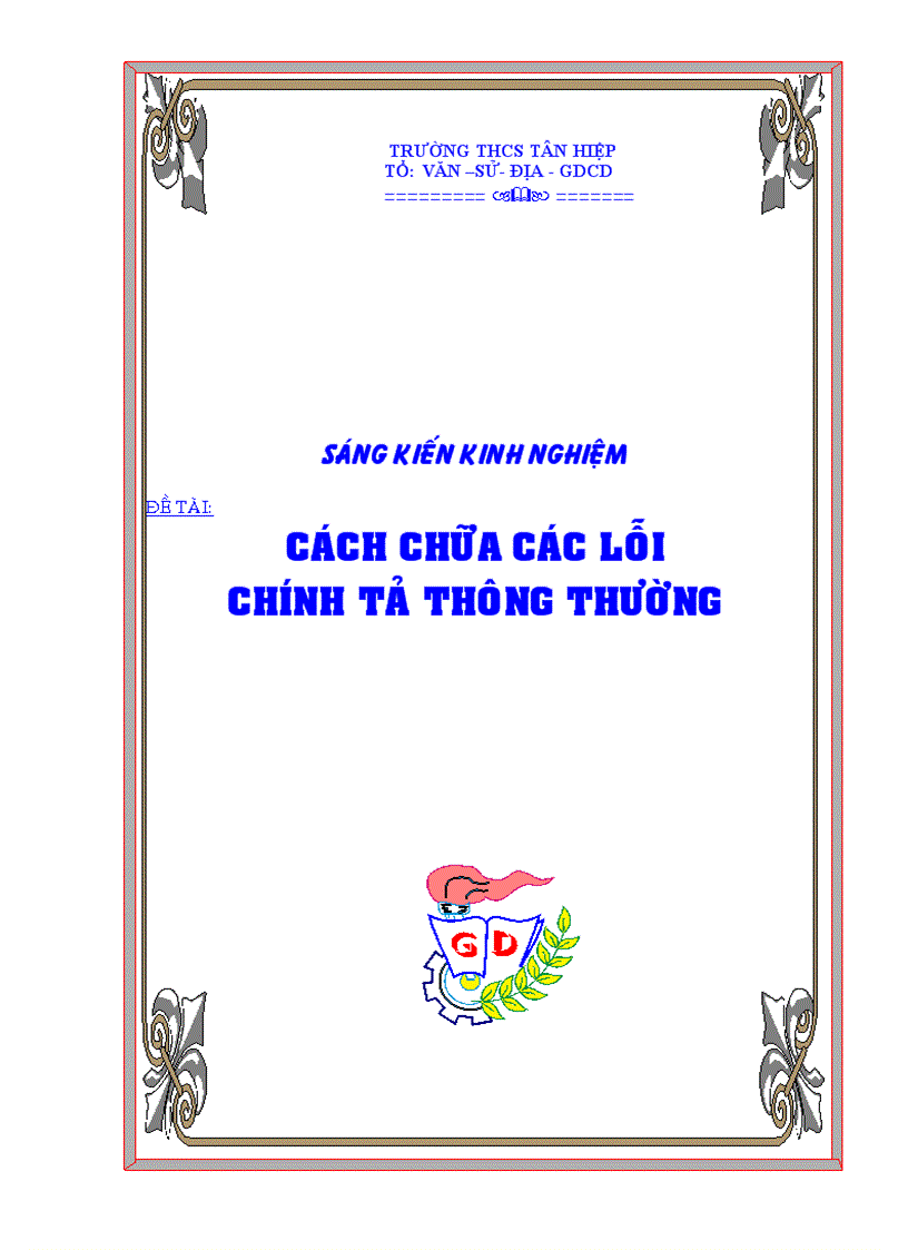 Thử xem SKKN dạy môn Ngữ văn