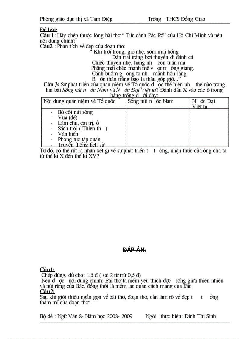 image for page 1 số đề văn tham khảo các bác xem nhé