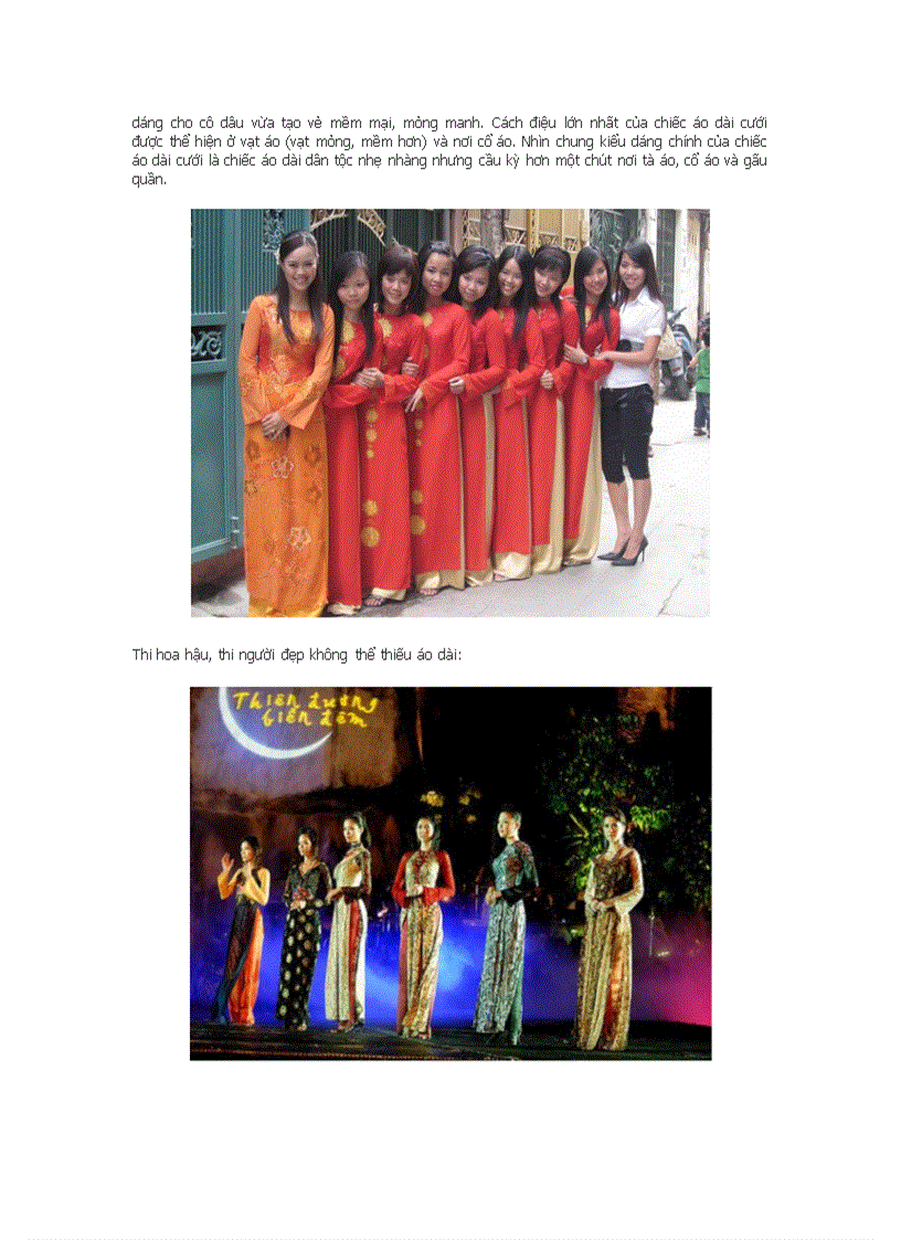 image for page Áo dài việt nam qua các thời kì