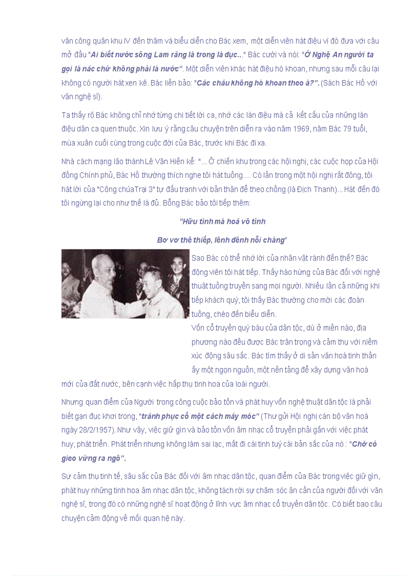 image for page Bác hồ với văn nghệ sĩ