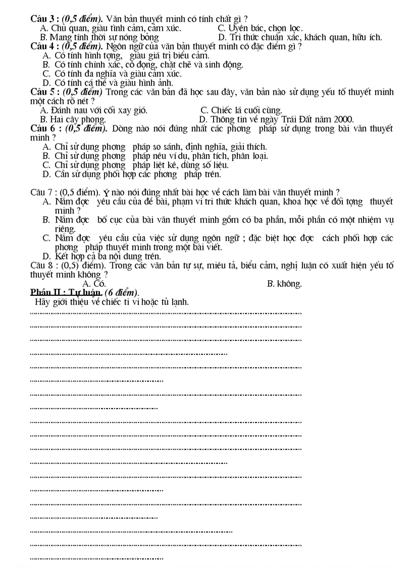 image for page Bài KT số 1 ma trận