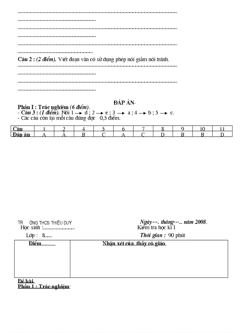 image for page Bài KT số 1 ma trận