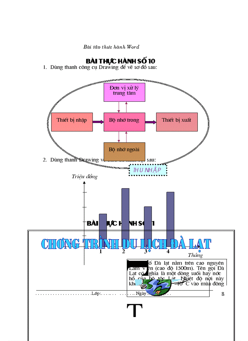 image for page Bai thuc hanh word