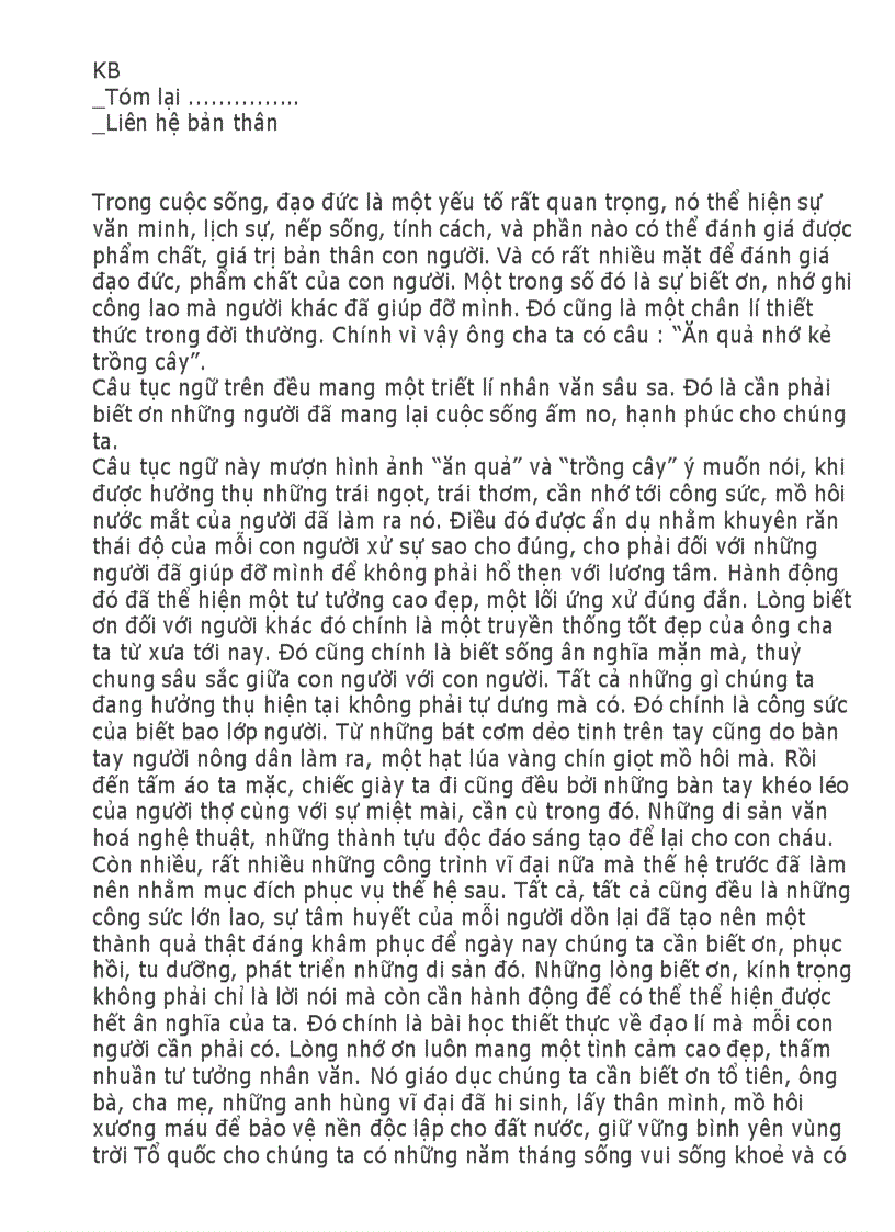 image for page Bai van hay on tap vao lop 7