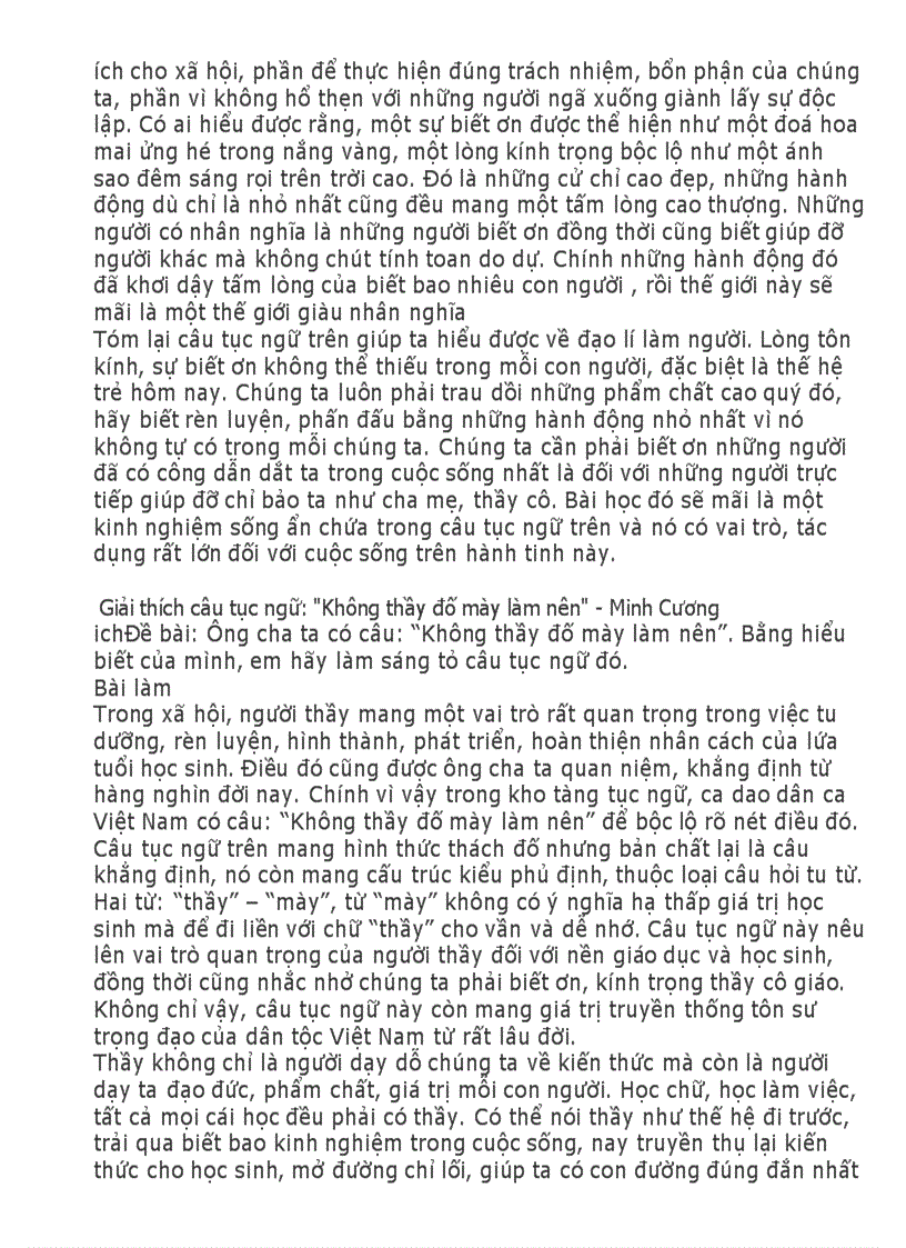 image for page Bai van hay on tap vao lop 7