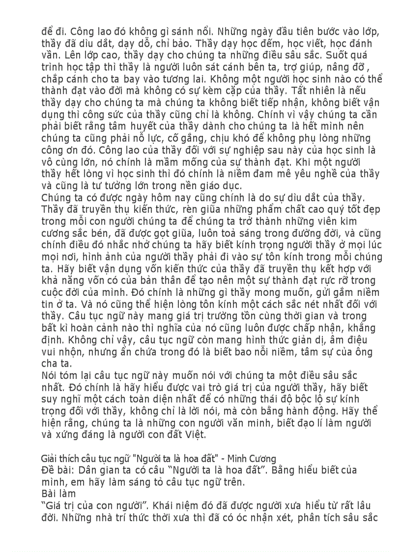 image for page Bai van hay on tap vao lop 7