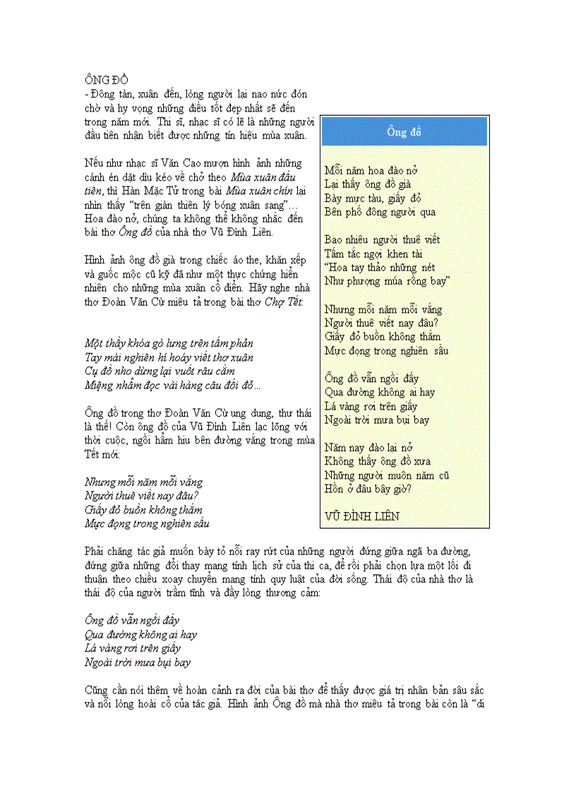 image for page Bình bài thơ Ông Đồ