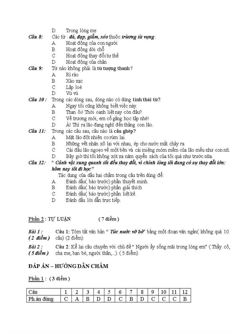 image for page Bo de thi van 8 2009 cuc chuan