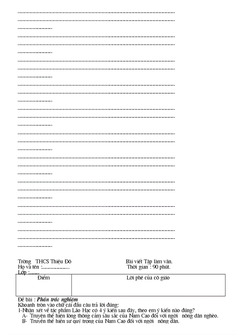 image for page Bo de van 8 ma tran dap an