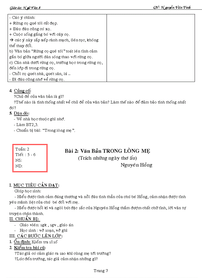 image for page Bộ giáo án đầy đủ