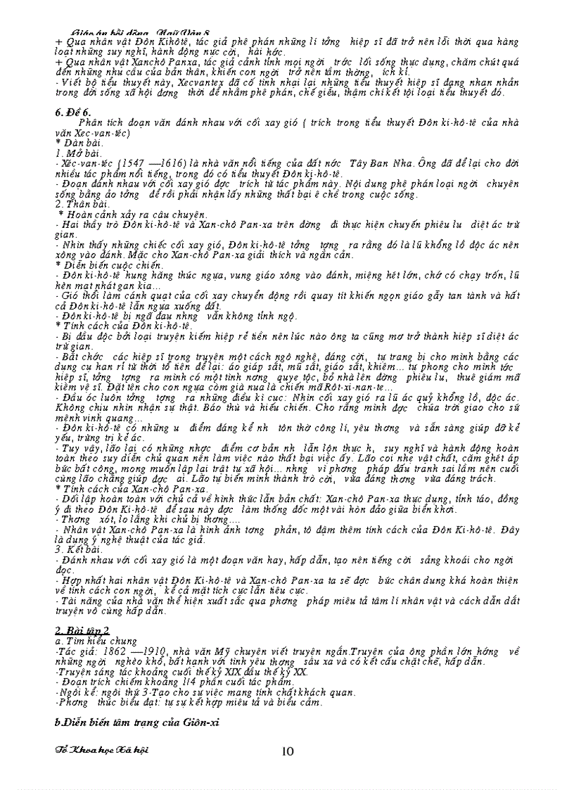 image for page Bồi dưỡng HKI văn 8 phần văn bản