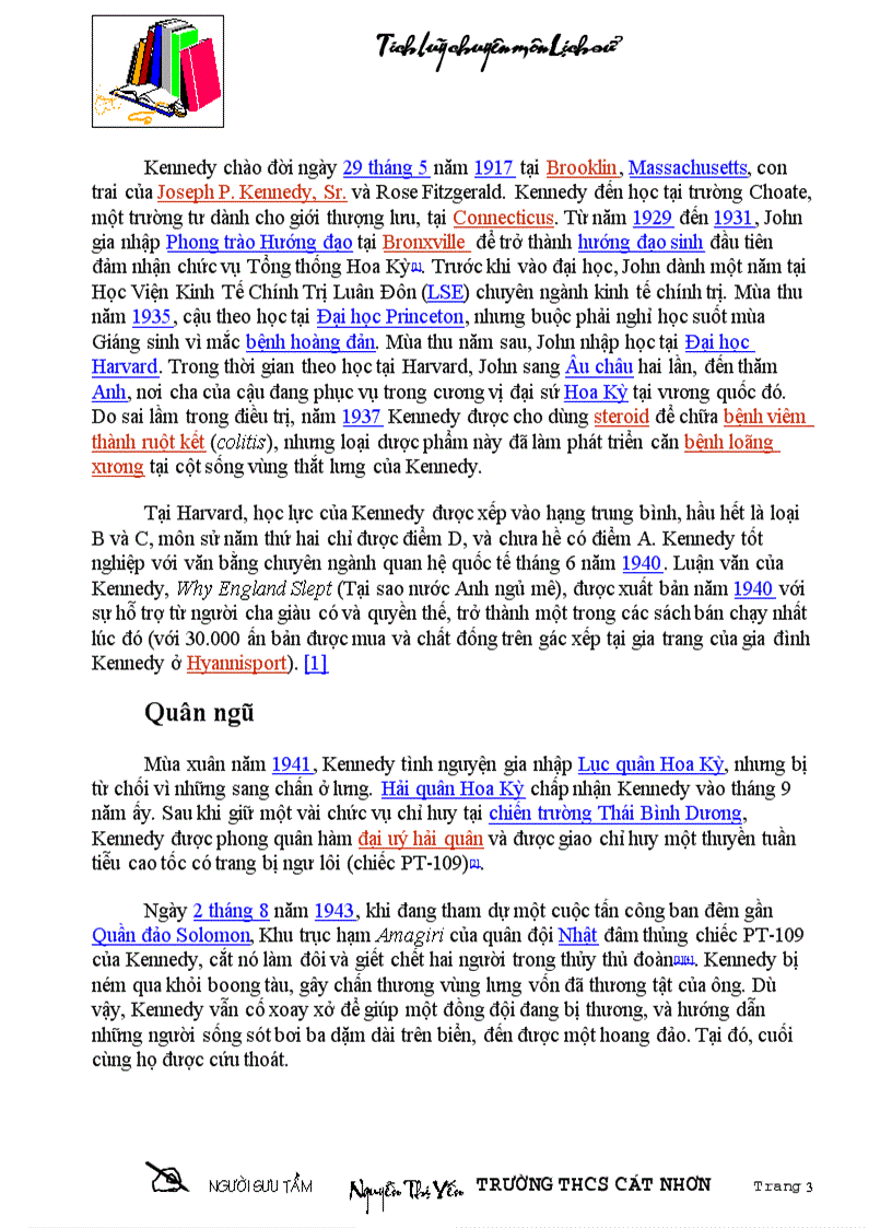 image for page Cac doi Tong thong My