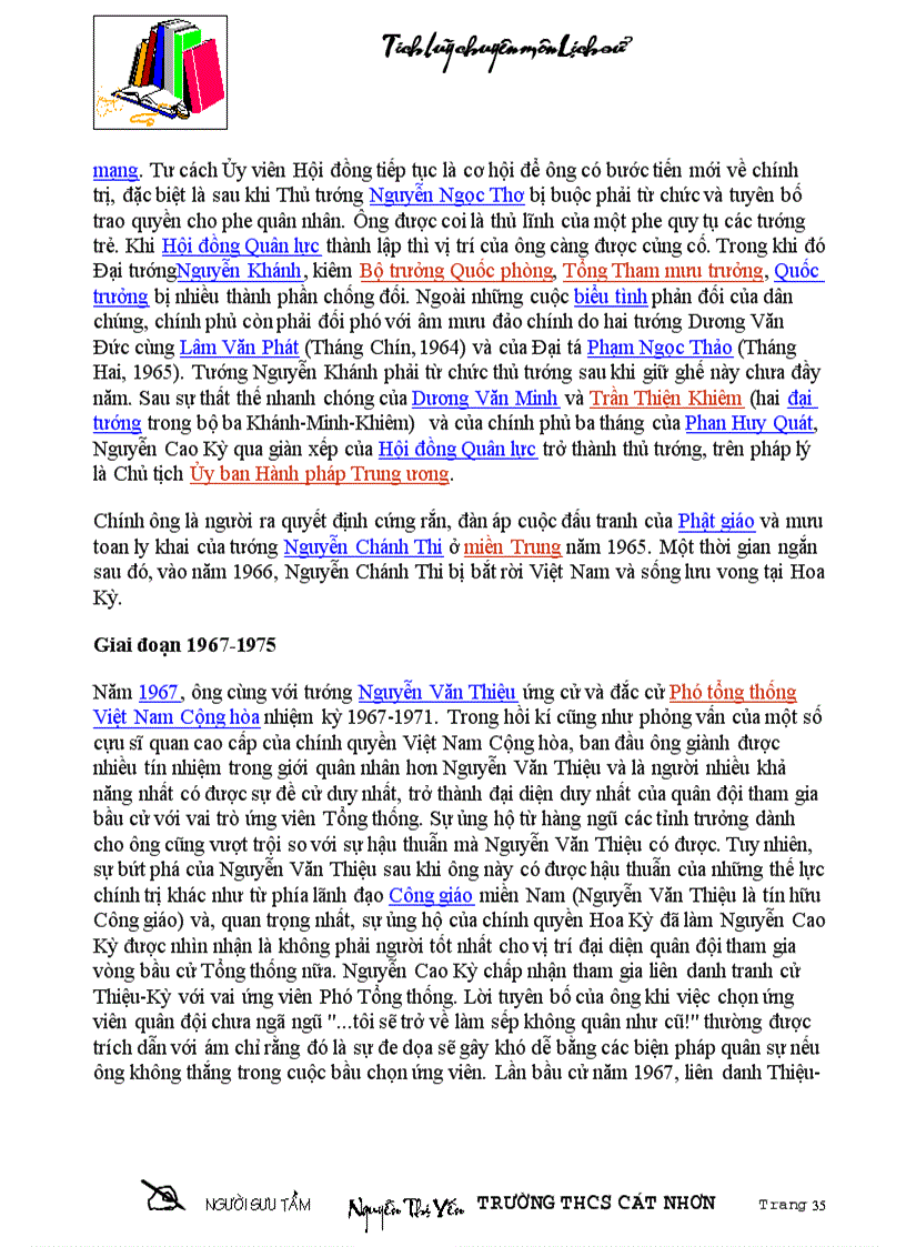 image for page Cac doi Tong thong My