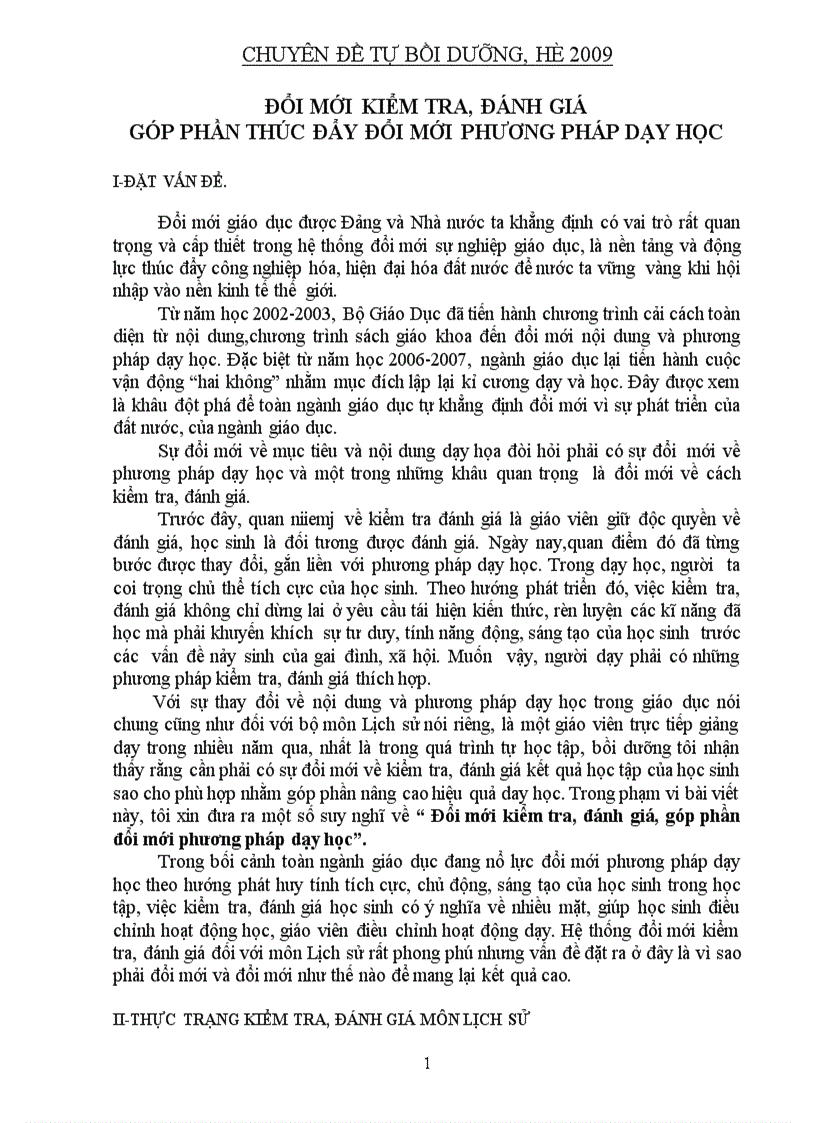 image for page Chuyên đề bồi dưỡng hè 2009 Thắng