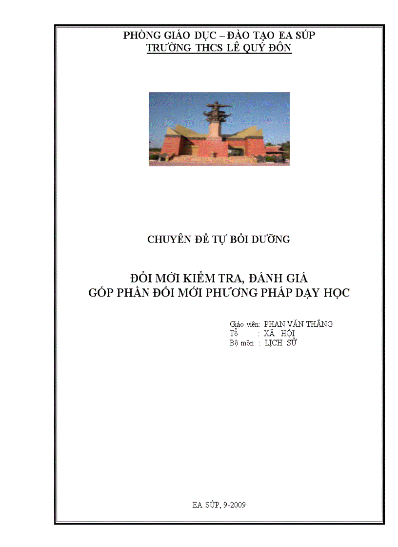 image for page Chuyên đề bồi dưỡng hè 2009 Thắng