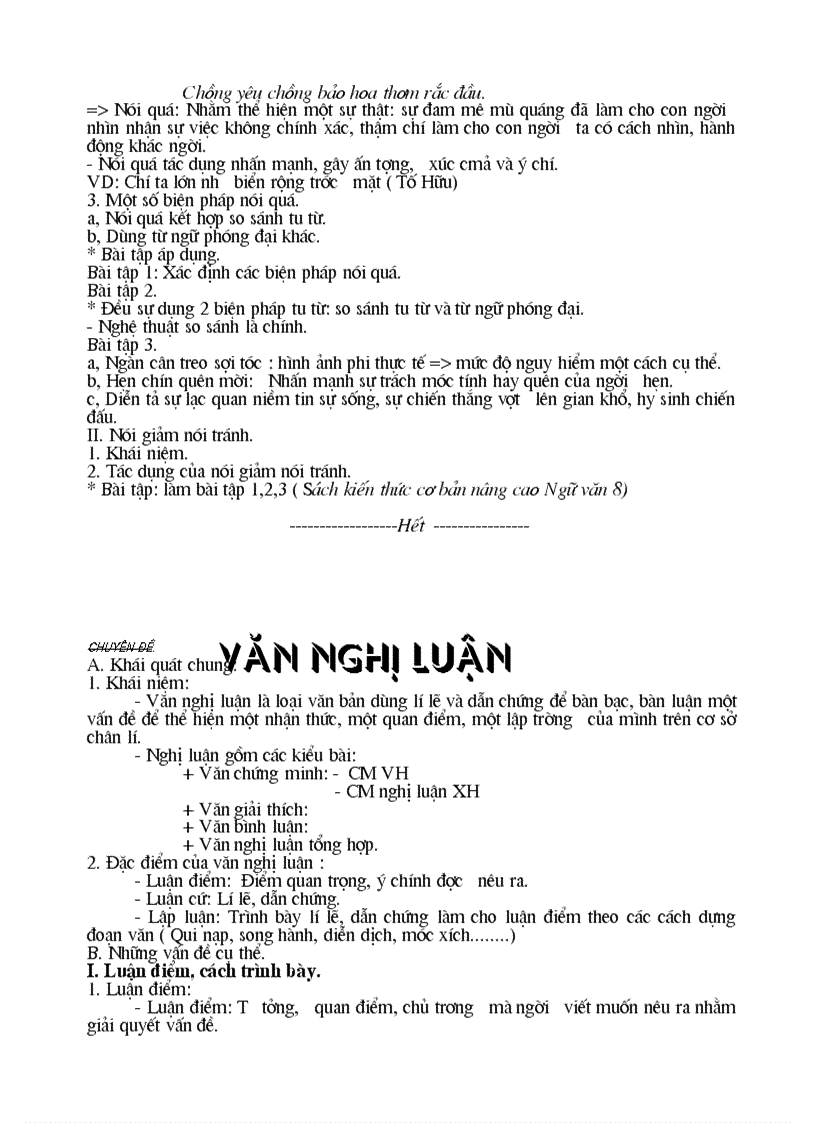 image for page Chuyên đề bồi dưỡng Ngữ văn 8