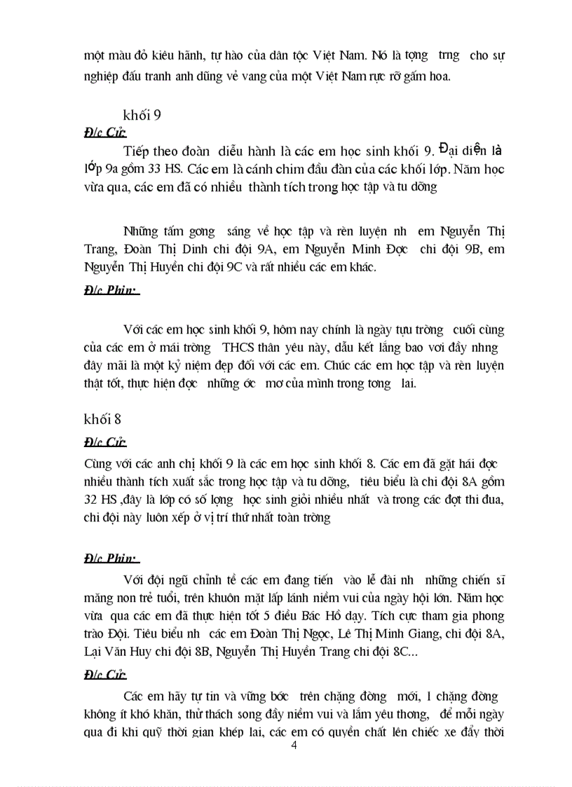 image for page Dan chuong trinh