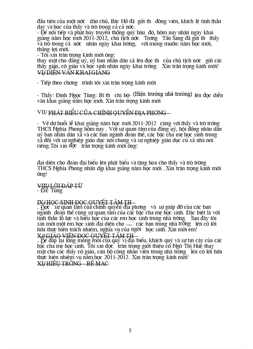 image for page Dan chuong trinh