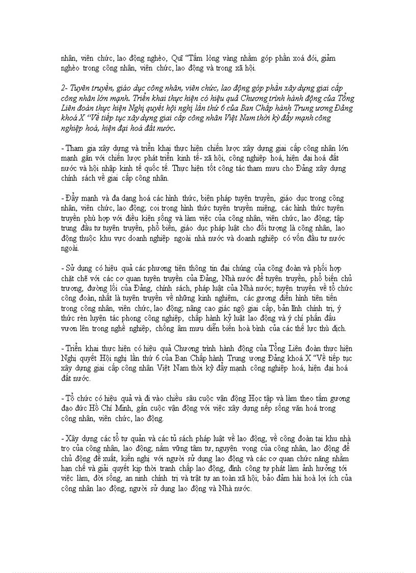 image for page Đáp an thi 80 năm công đoàn Việt Nam đầy đủ