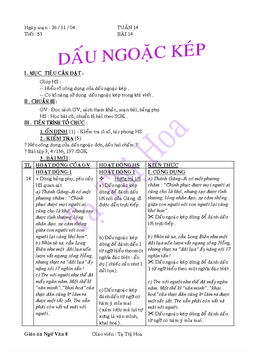 Dau ngoac kep