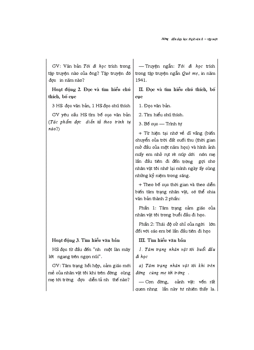 image for page Dạy học ngữ văn 8 1