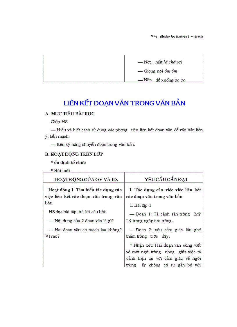 image for page Dạy học ngữ văn 8 1