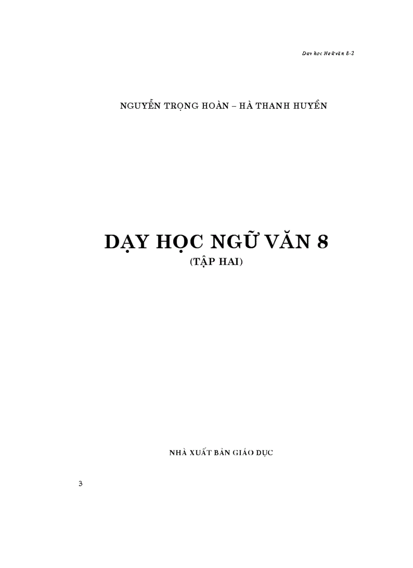 image for page Dạy học ngữ văn 8 2