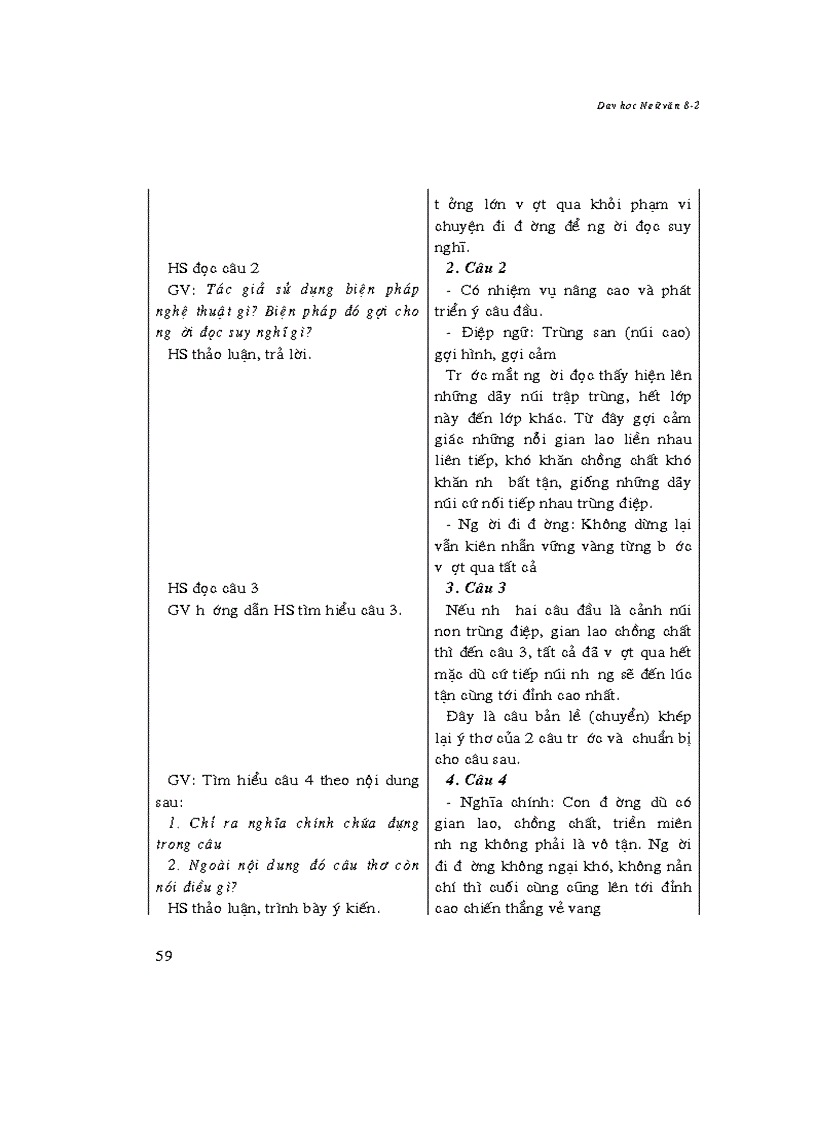 image for page Dạy học ngữ văn 8 2